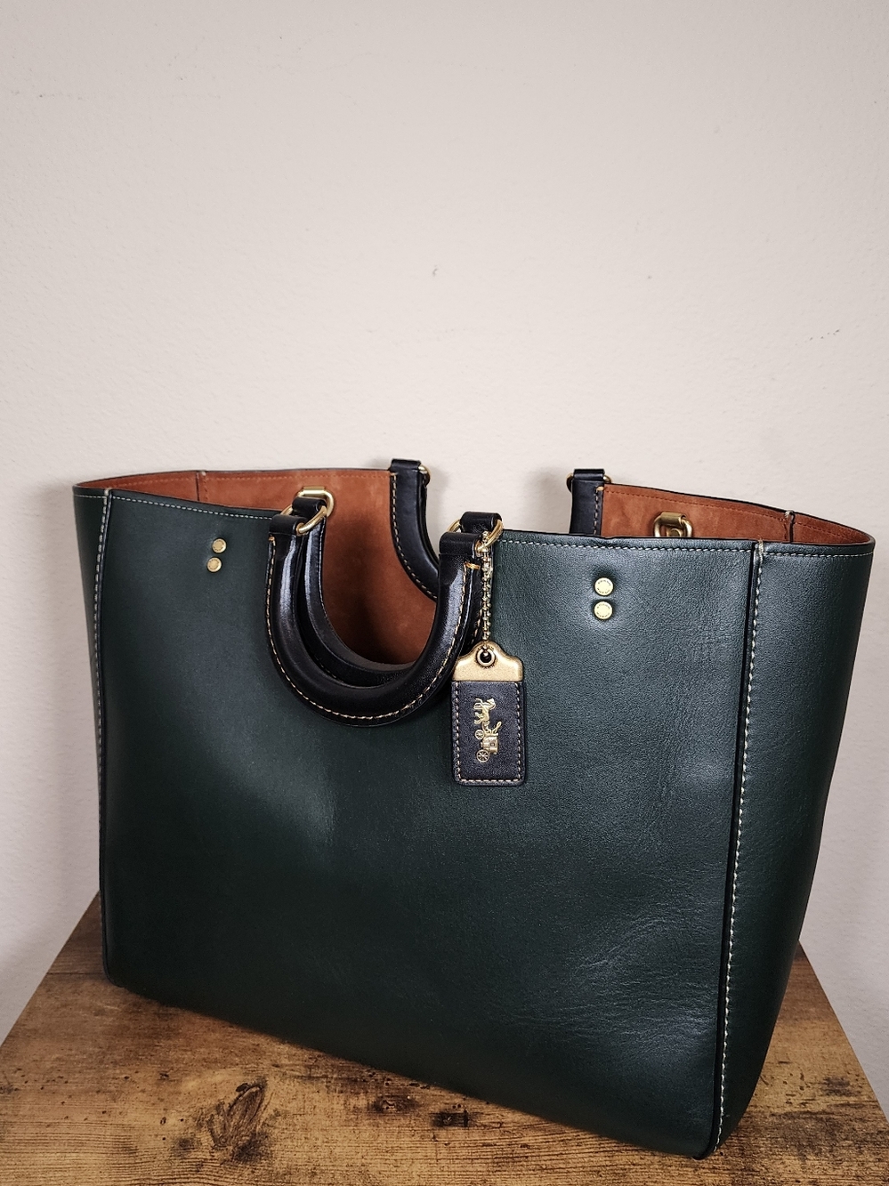 Coach 1941 Amazon Green Rae Tote